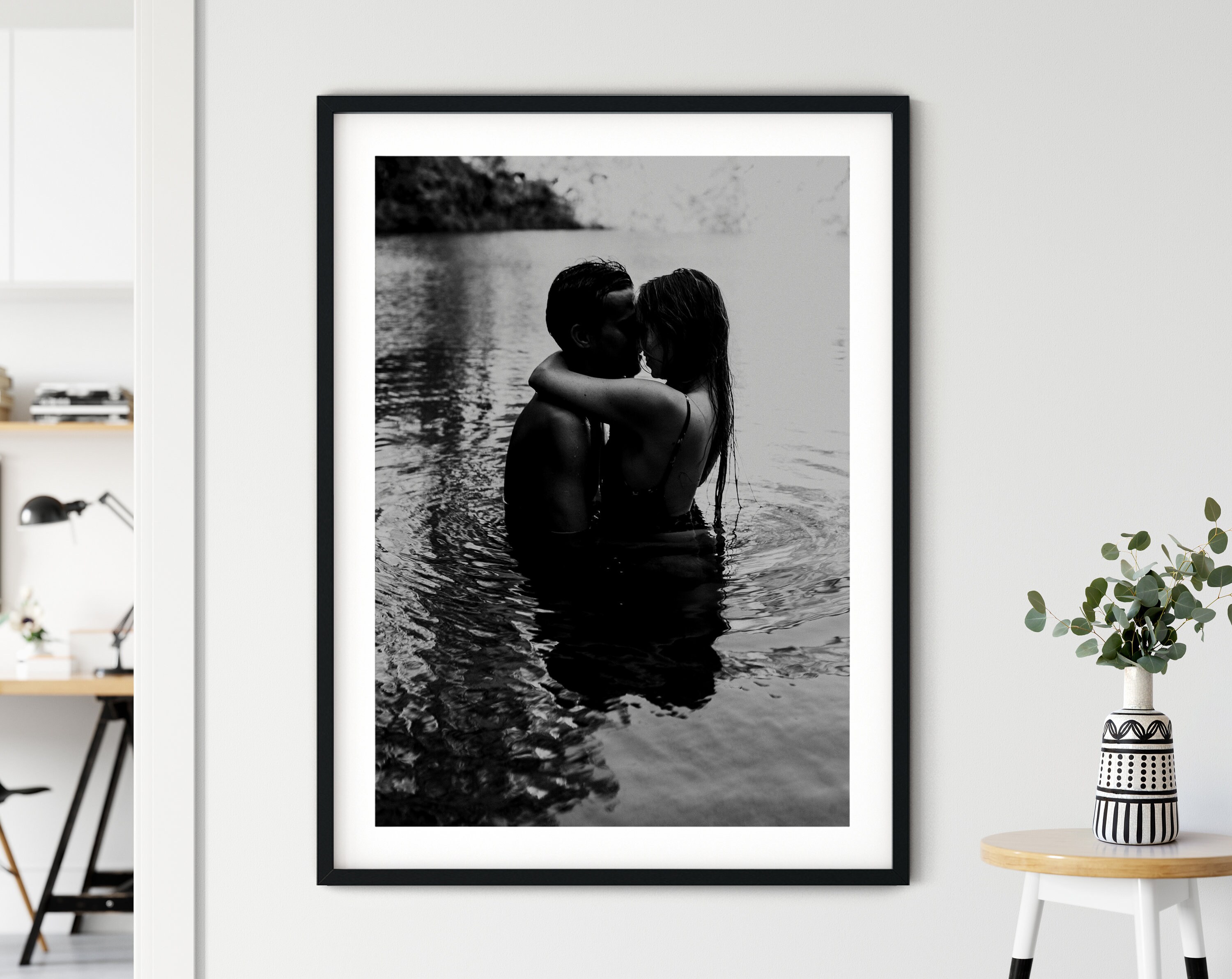 Toile d'art Mural | Tableau Affiche Poster Art Moderne Impression Décoration Murale Couple