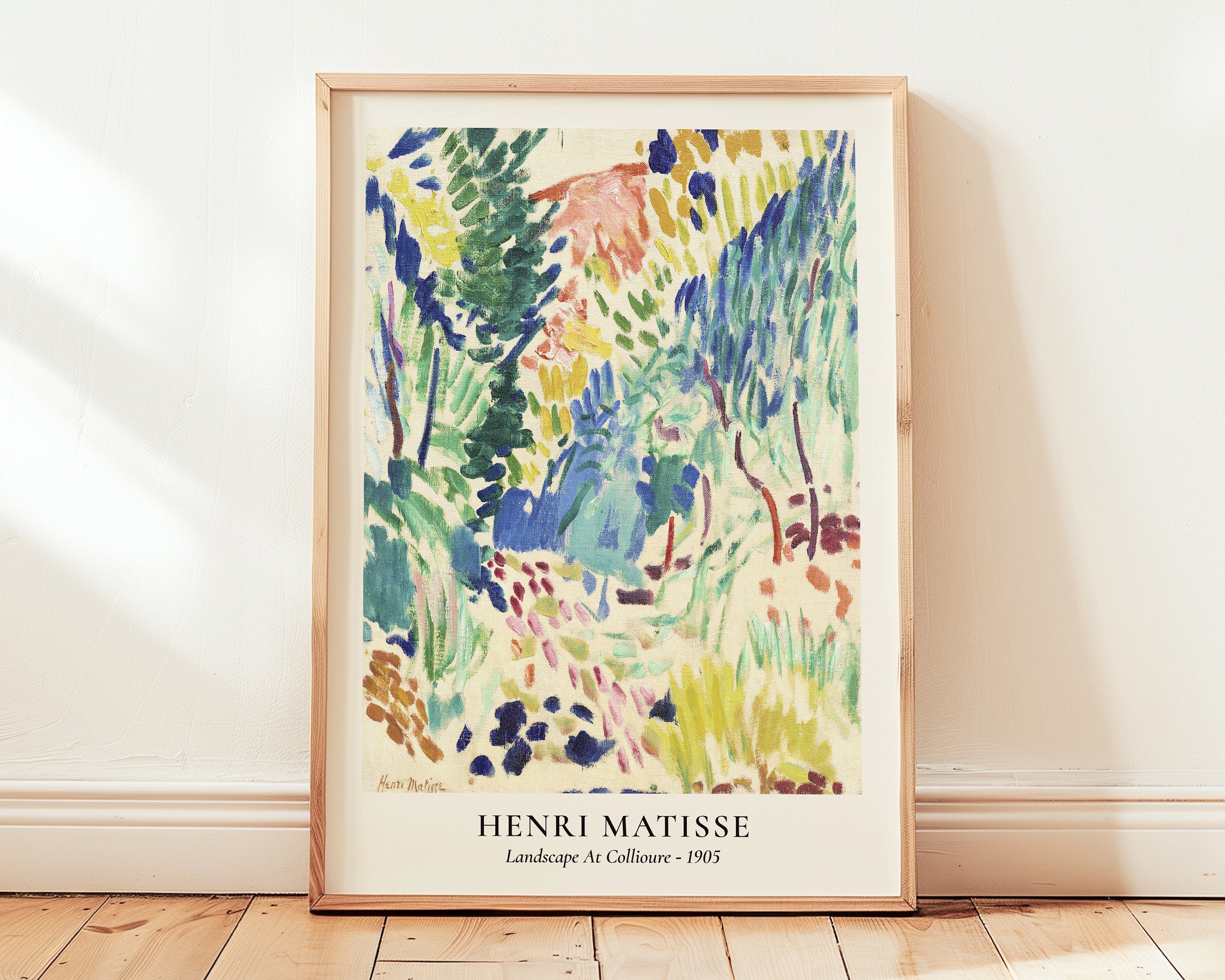 Landscape at Collioure Matisse Vintage Wall Art Prints Home Decor, Gifts, Minimalist, Multiple Sizes, High-Quality Prints, Unframed - 003