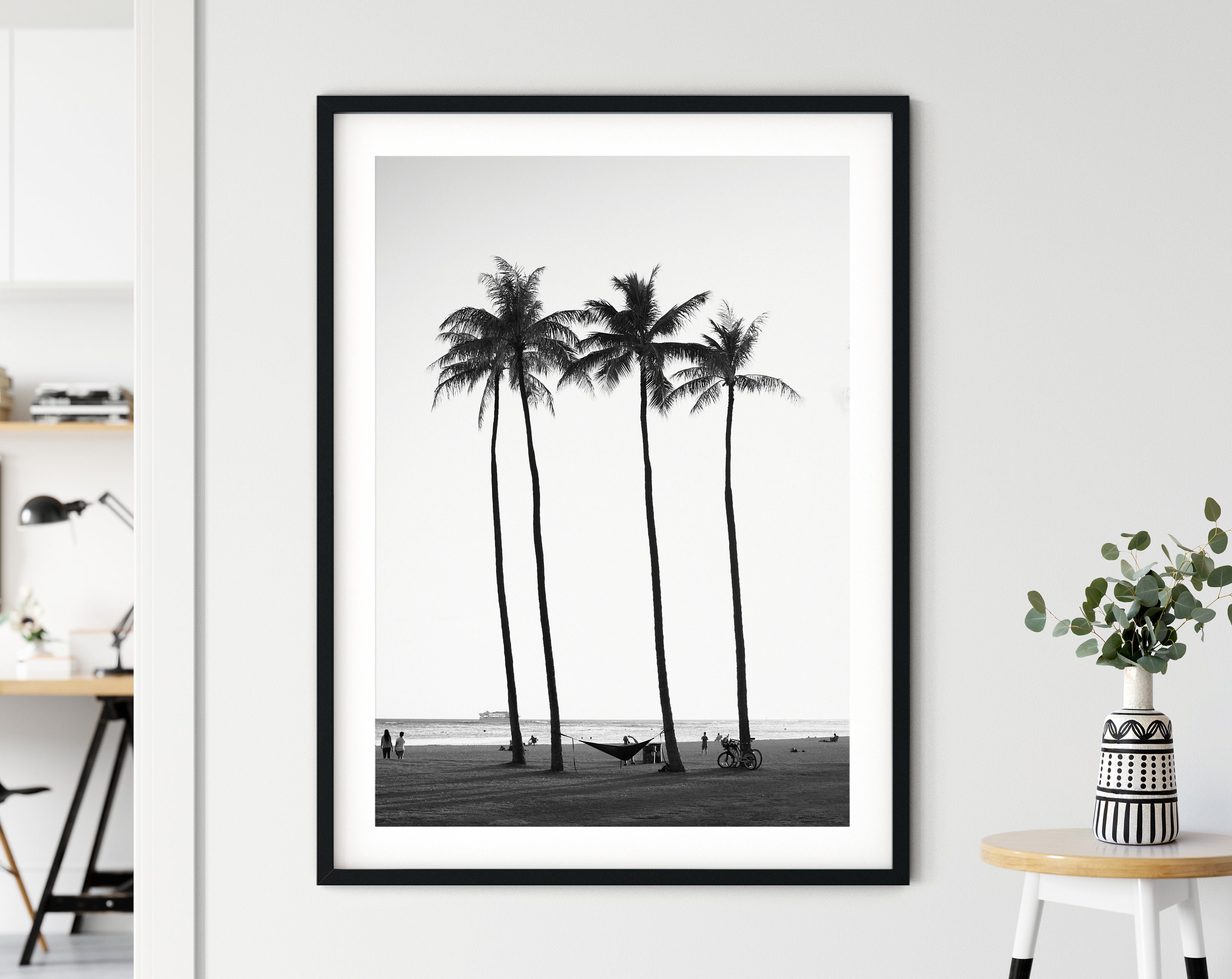 Toile d'art Mural | Tableau Affiche Poster Art Moderne Impression Décoration Murale Palm Trees