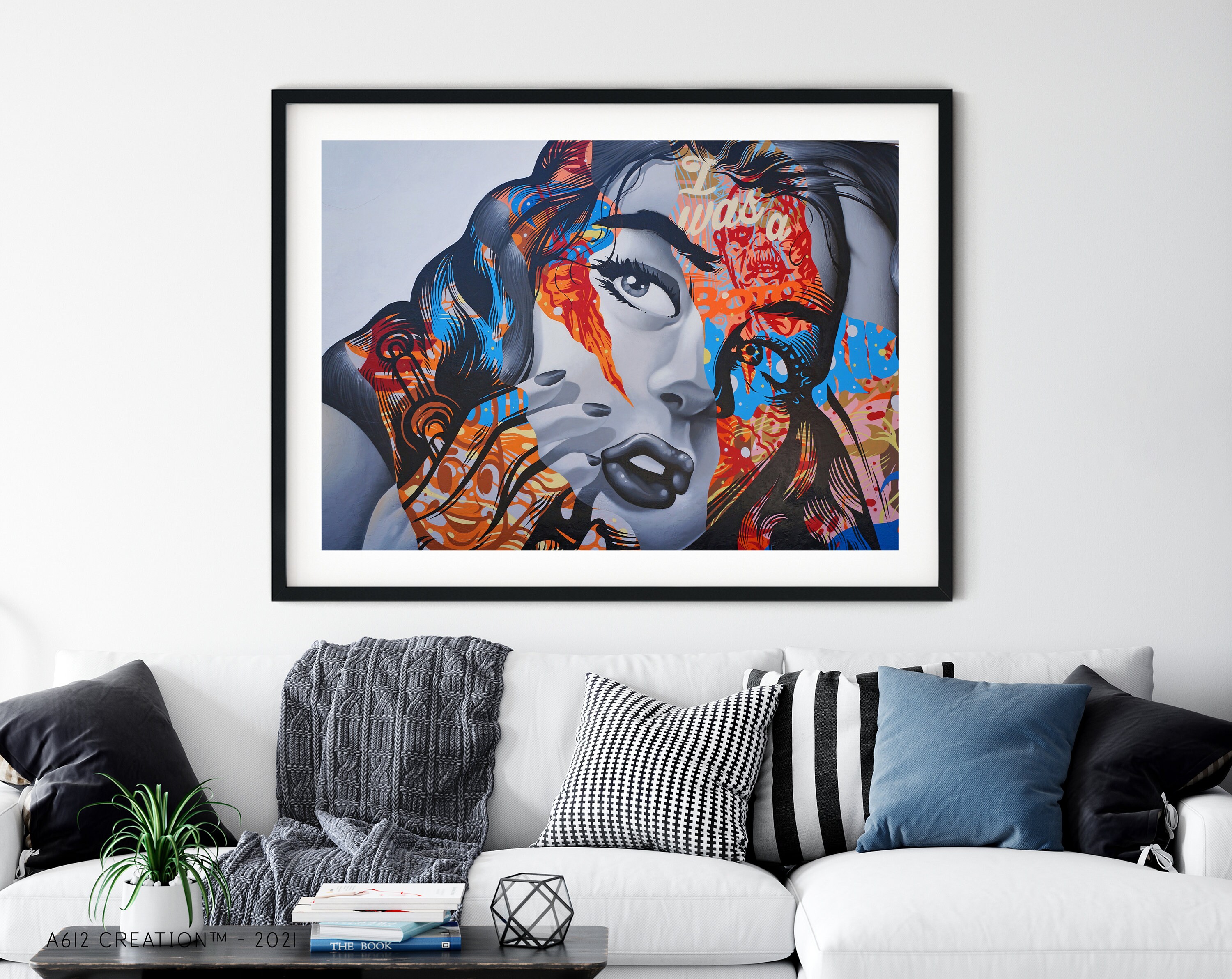 Toile d'art Mural | Tableau Affiche Poster Art Moderne Impression Décoration Murale Street Art