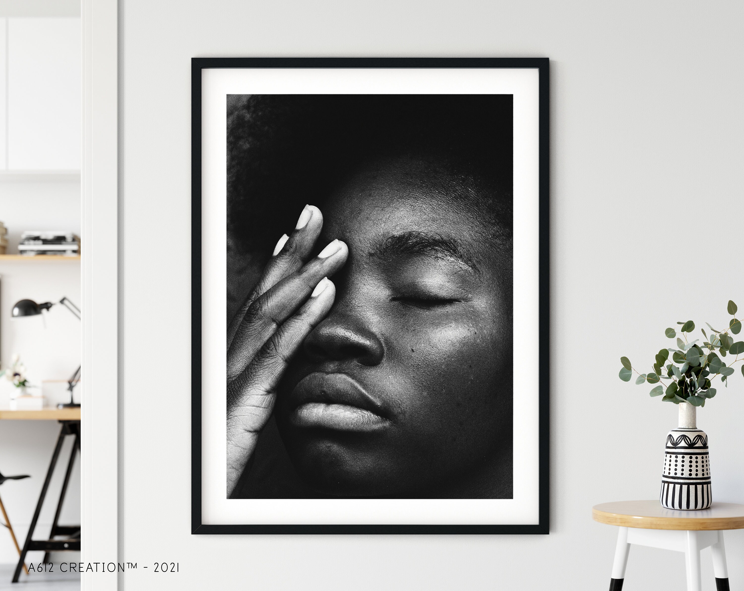 Toile d'art Mural | Tableau Affiche Poster Art Moderne Impression Décoration Murale Portrait Woman