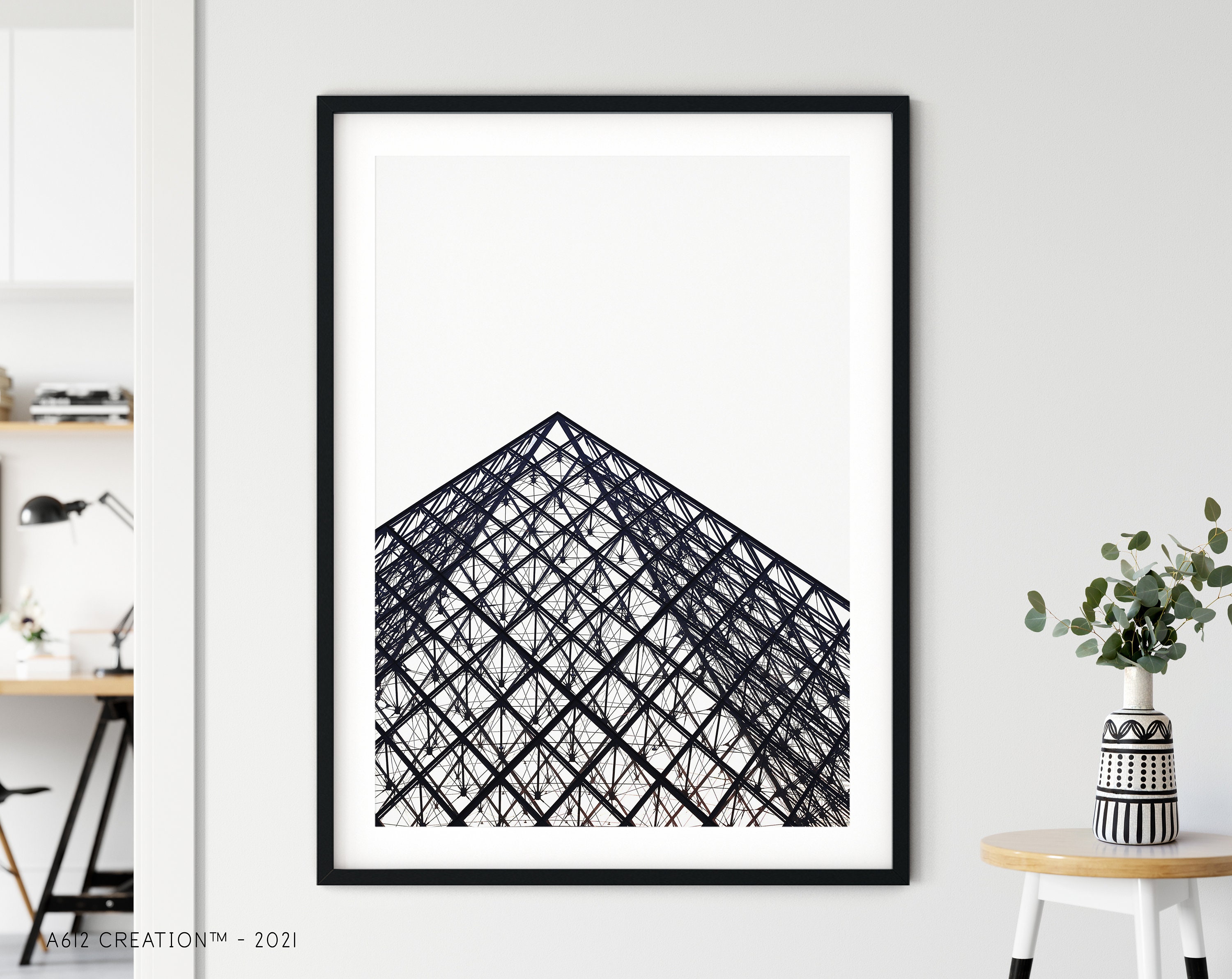 Toile d'art Mural | Tableau Affiche Poster Art Moderne Impression Décoration Murale Architecture Par