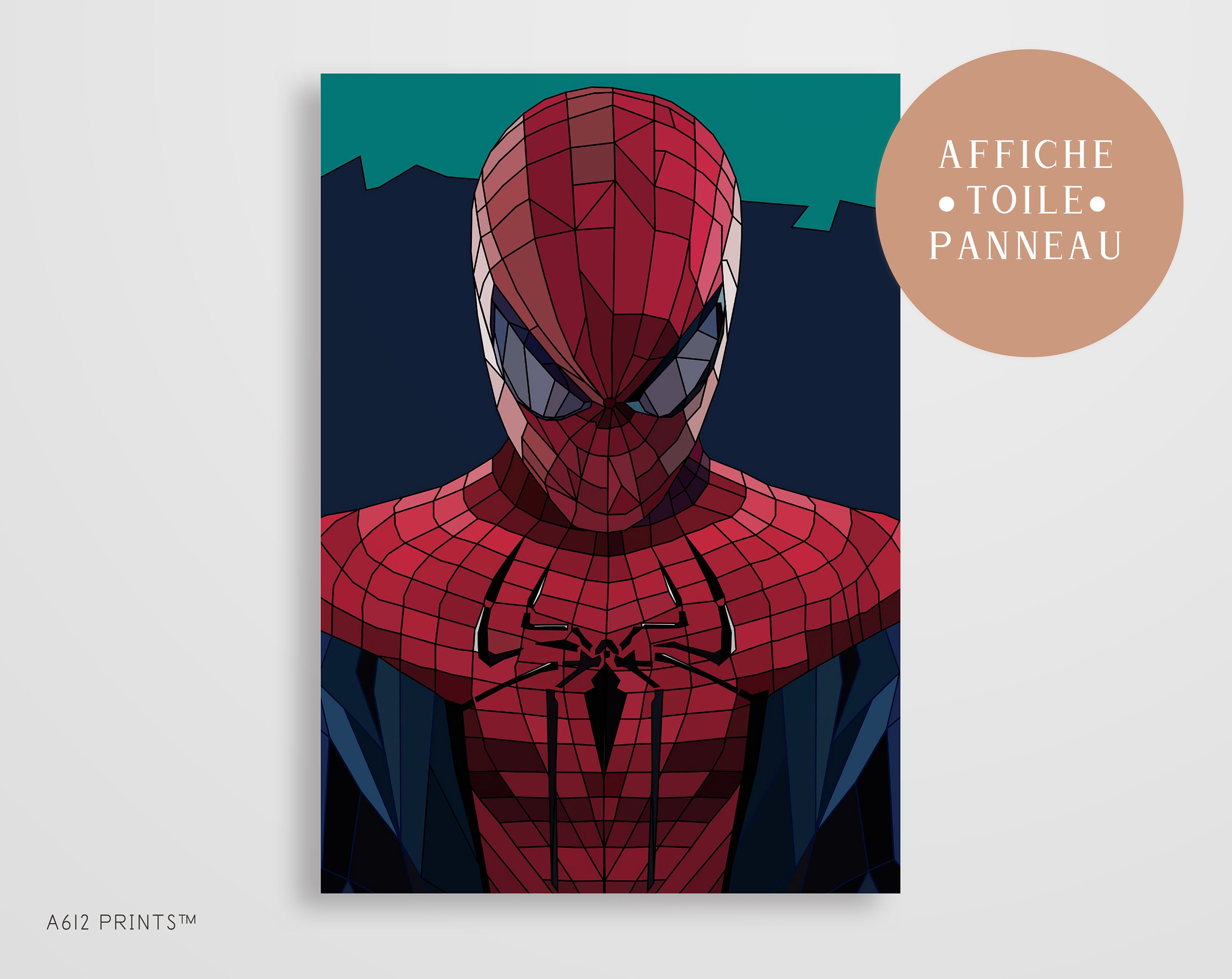 Toile d'art Mural | Tableau Affiche Poster Art Moderne Impression Décoration Murale L'homme Araignée