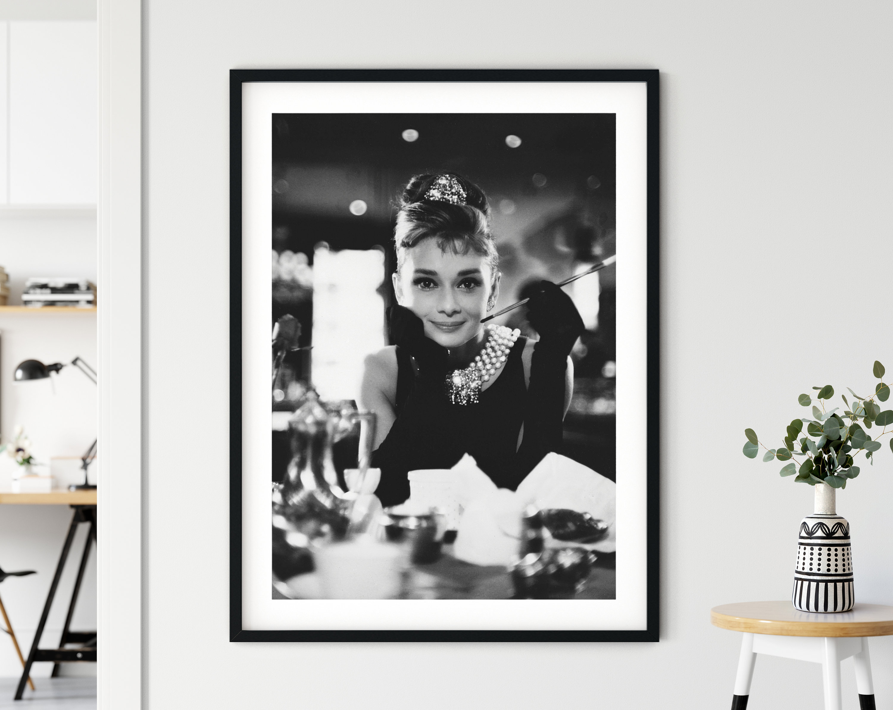 Toile d'art Mural | Tableau Affiche Poster Art Moderne Impression Décoration Murale Audrey Hepburn