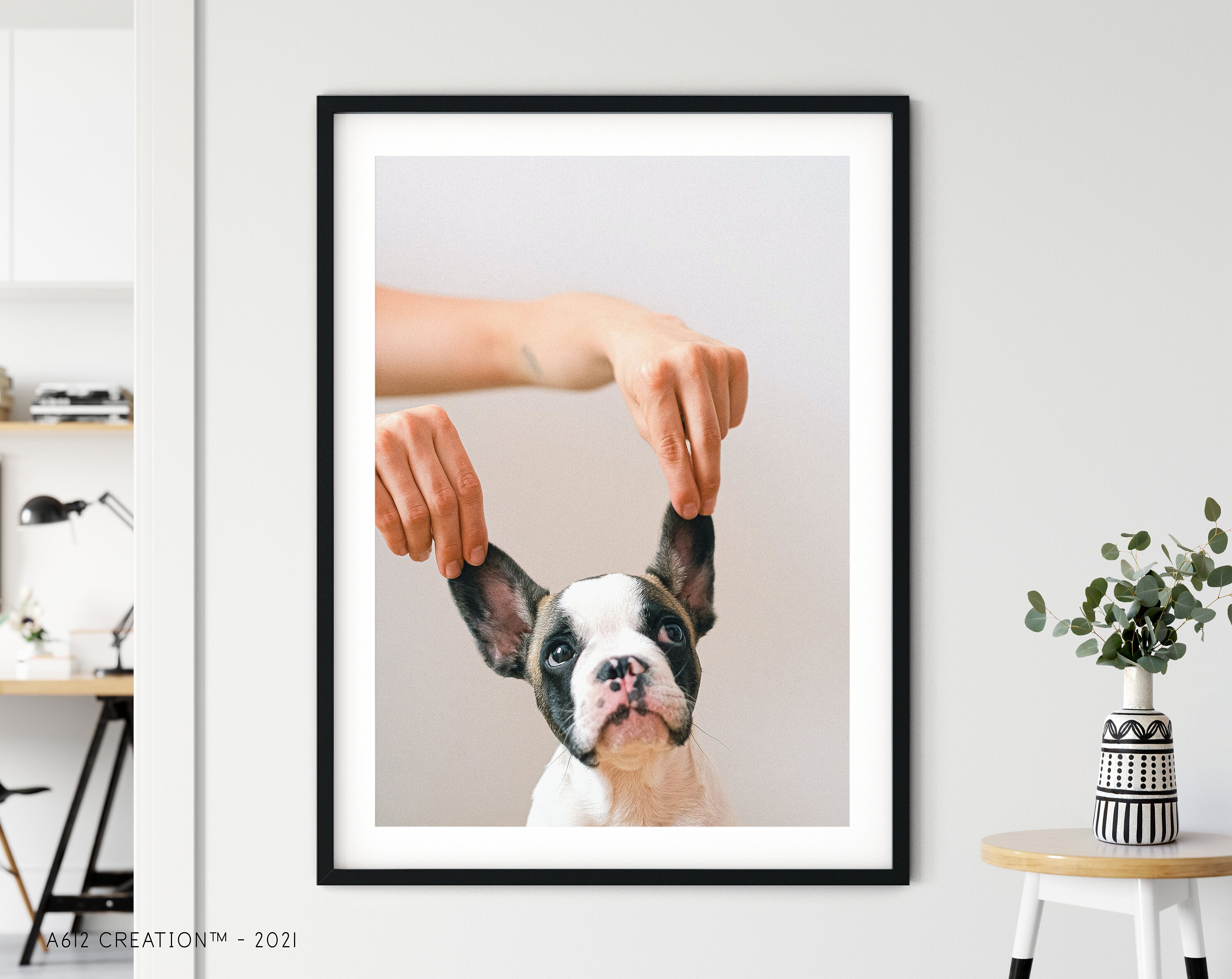 Toile d'art Mural | Tableau Affiche Poster Art Moderne Impression Décoration Murale Portrait Of Dog