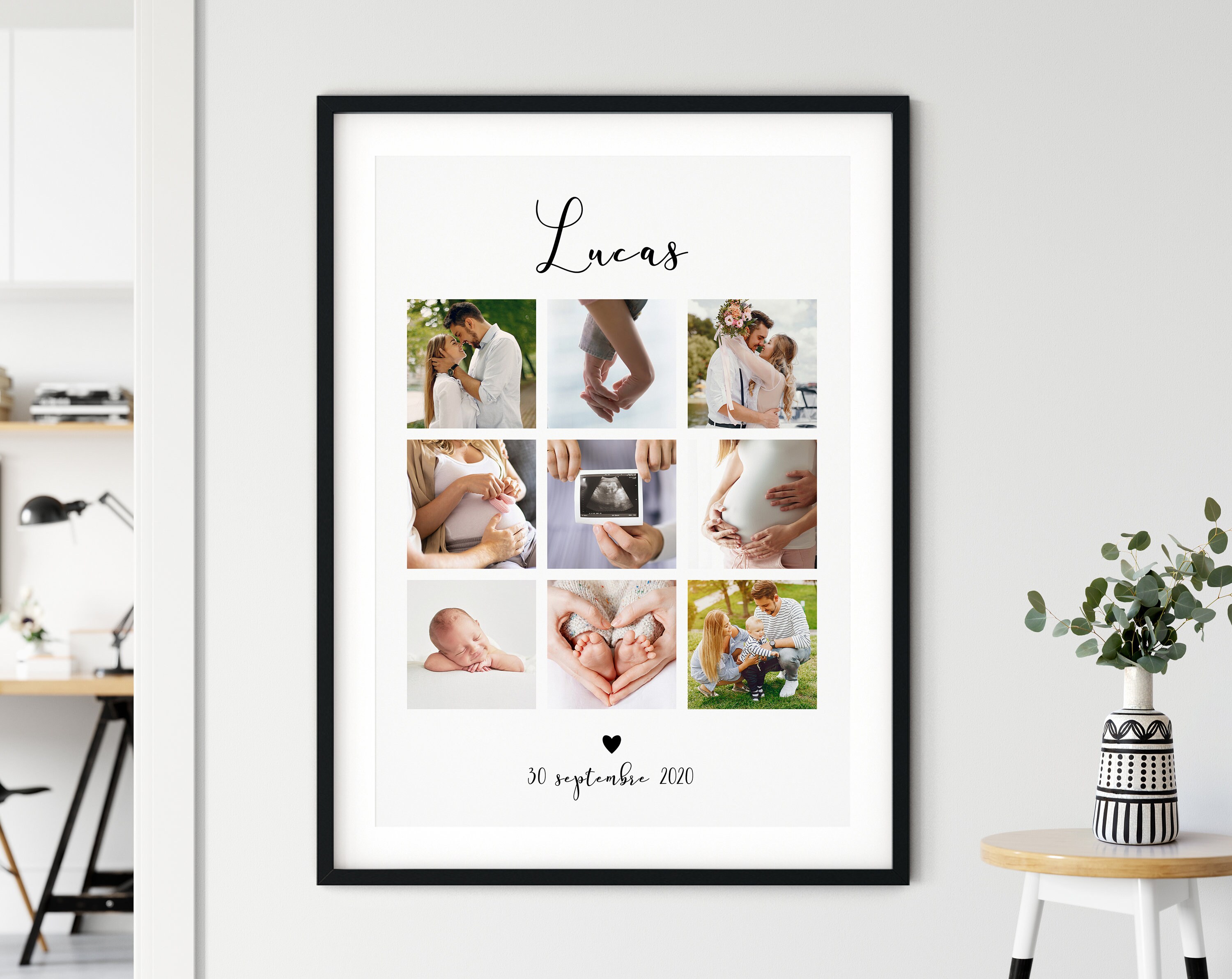 Poster| Poster | Table Wall Decoration| Birth| Wedding| Custom