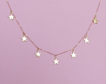 Gold Filled Stars Necklace | Gold Filled Jewelry | Gold Filled Necklace | Gift For Her | Mother's Day Gift