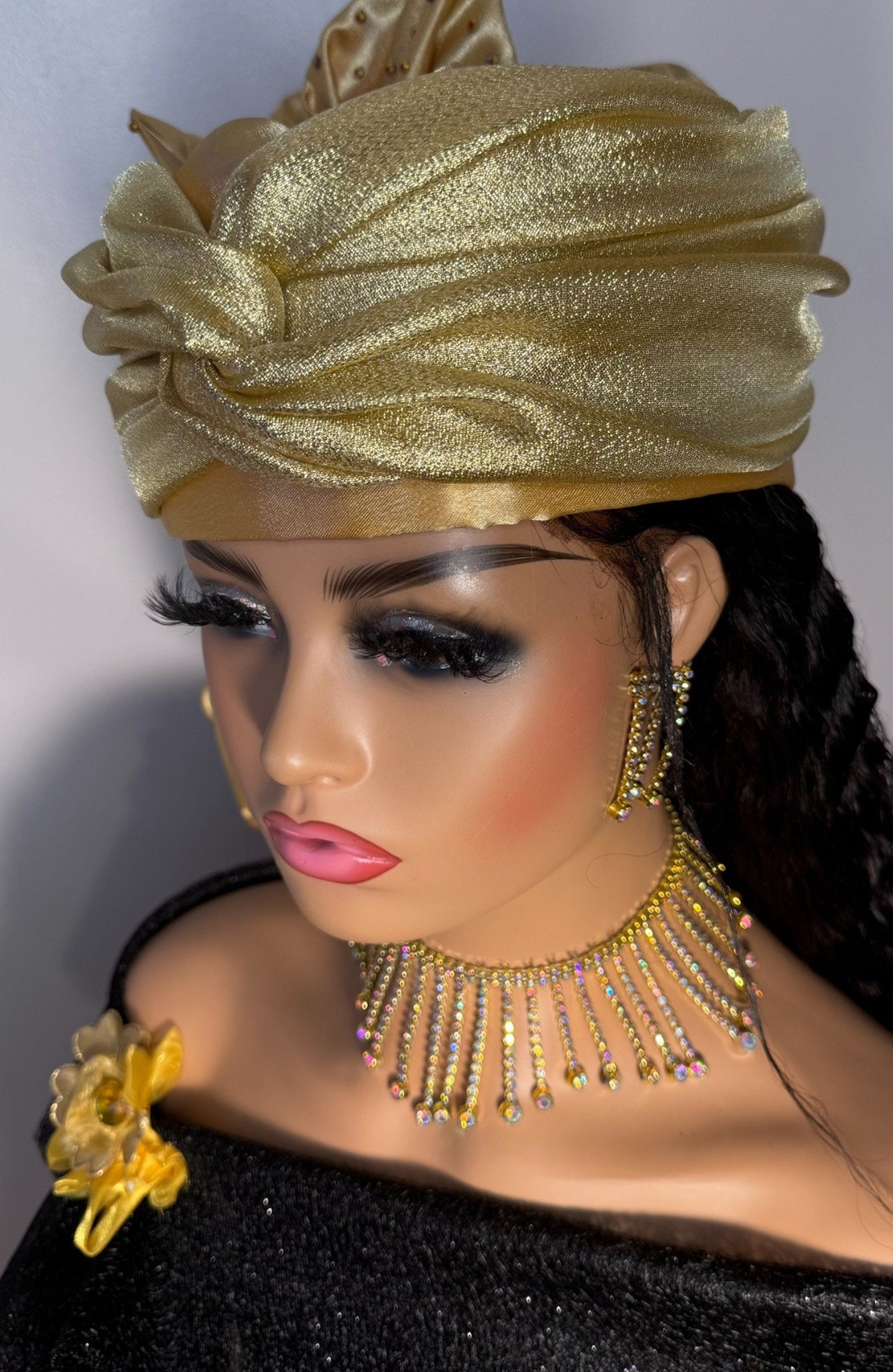 how to tie nigerian head wrap