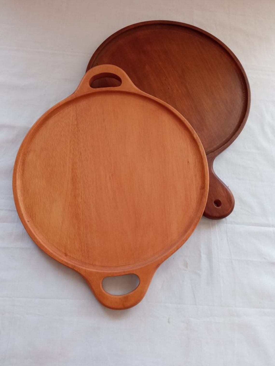 Wooden Pizza Trays pizza board pizza tray wooden pizza Etsy