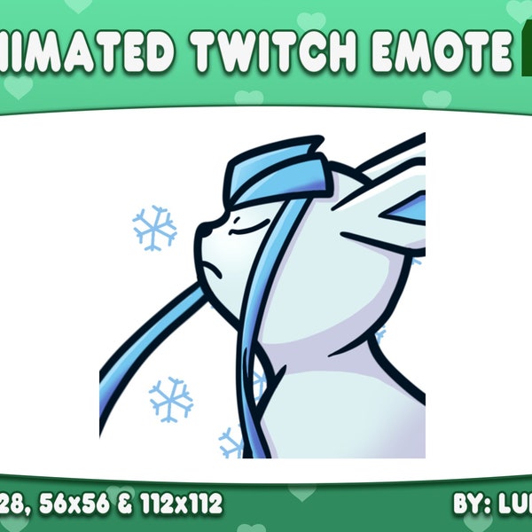 Animated Glaceon for Twitch/Discord/Youtube