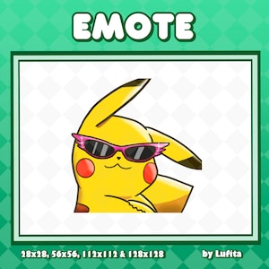 Pikachu Emote for Twitch/Discord/Youtube
