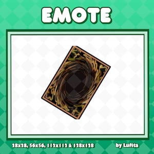 Yu-Gi-Oh! Icono de gesto de tarjeta o puntos de canal para Twitch/Discord/Youtube