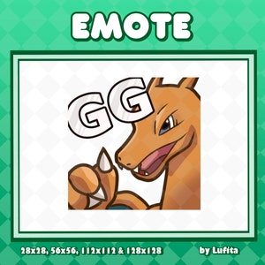 Charizard GG Emote for Twitch/Discord/Youtube