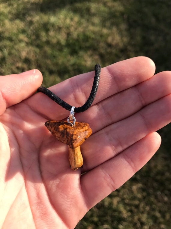 Real Mushroom Necklace - Etsy
