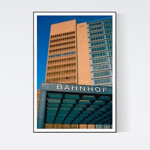 Germany Berlin Poster Potsdamer Platz Station Urban Photography Wall Art