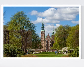 Denmark Copenhagen Poster Rosenborg Castle Urban Photography Wall Art