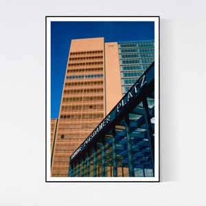 Germany Berlin Poster Potsdamer Platz S-Bahn Urban Photography Wall Art