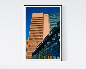 Germany Berlin Poster Potsdamer Platz S-Bahn Urban Photography Wall Art