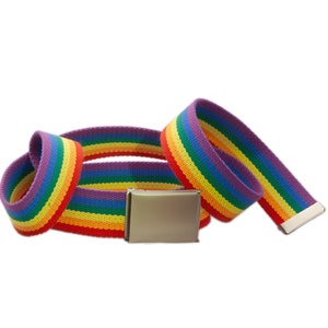Rainbow Flag Pride Belt