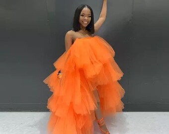 plus size high low tutu