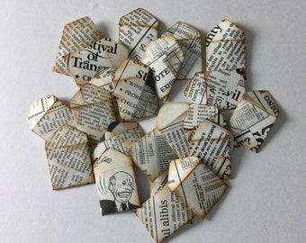 Basteln Mit Zeitungspapier Etsy