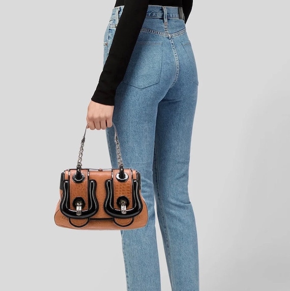 FENDI Leather B Bag: Vintage 00’s IT Bag. Includes
