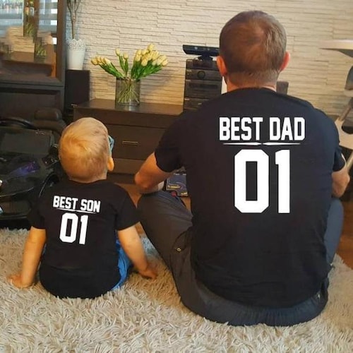 Dad Son Bracelets Father's Day Gift Daddy and Me Etsy