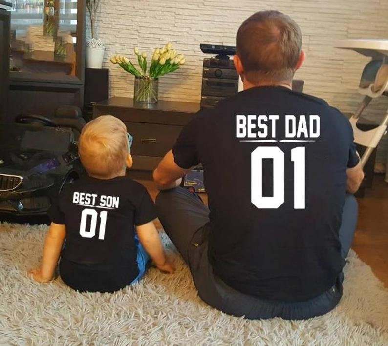 Father and Son Matching T Shirt / Best 