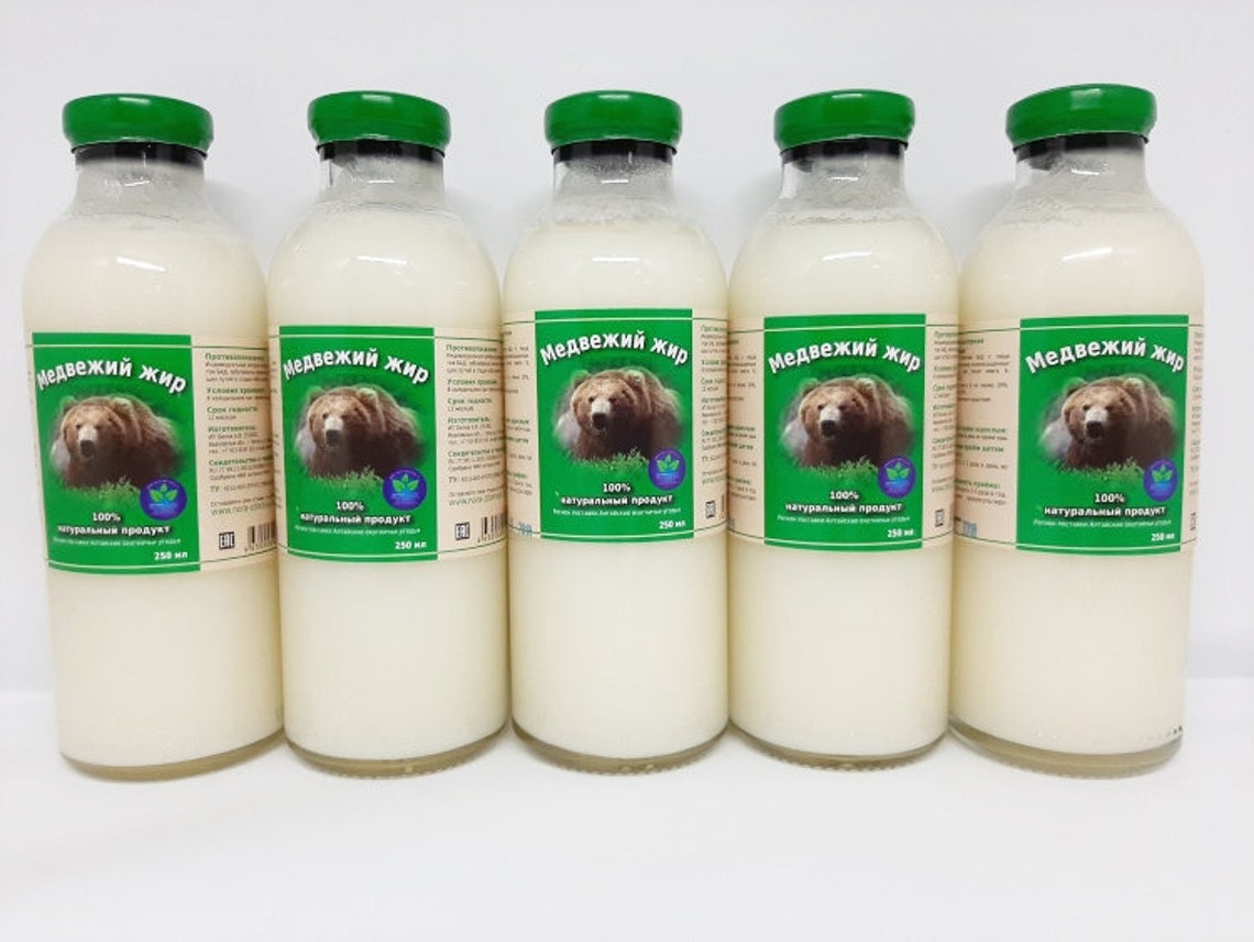 Bears grease 100 pure melted bear fat without supplements Etsy