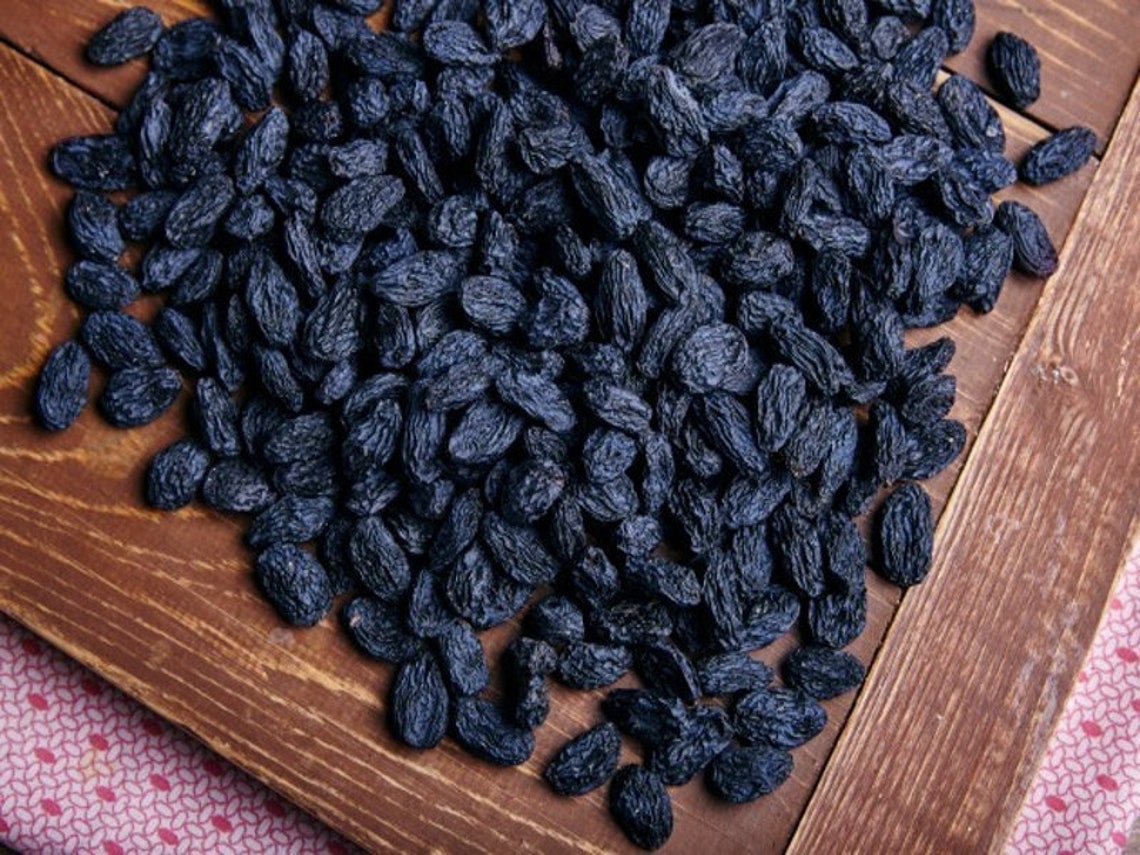 Black raisins 14oz 400g. Organic whole dried pure grape Etsy