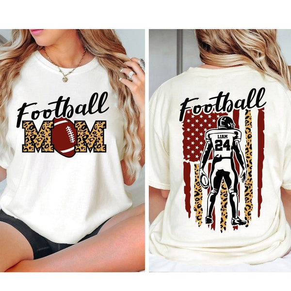 Football Mom Shirt, Personalized Football Mom Shirt, Football Mama Shirt, Family Football Shirt, Football Lover, Mom Shirt, Sports Mom