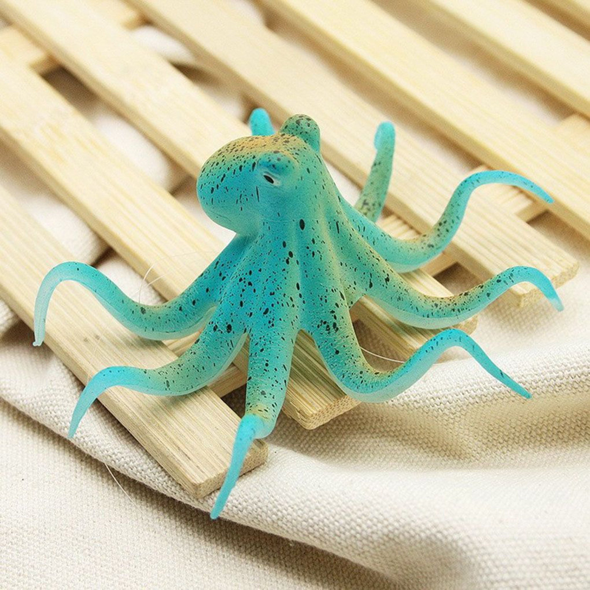 Artificial Octopus Aquarium Decor Fluorescent Artificial Etsy