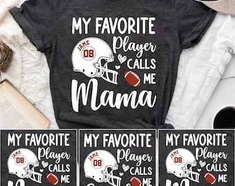 Personalized Football Grandma Shirt, My Favorite Player