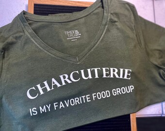La charcuterie est mon groupe d'aliments préféré - Veuillez lire la description pour les options de couleur