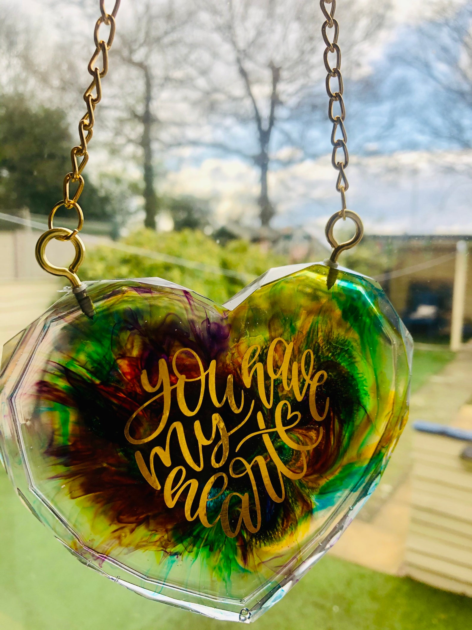 Wall hanging Resin wall hanging Colourful wall hanging Etsy