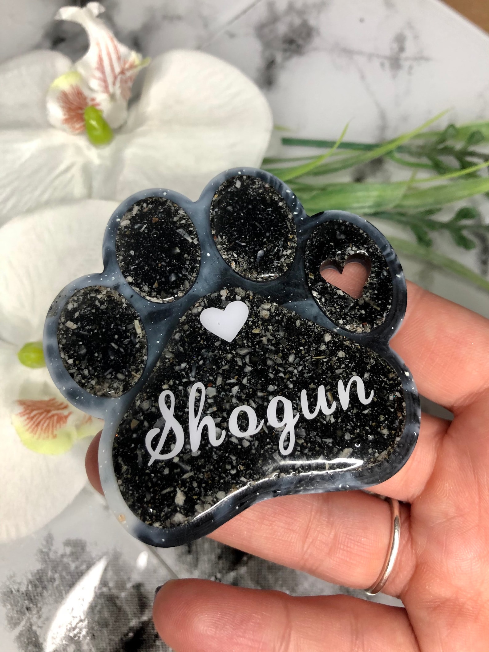 Pet Memorial Ashes Resin Personalised Keepsake Etsy UK