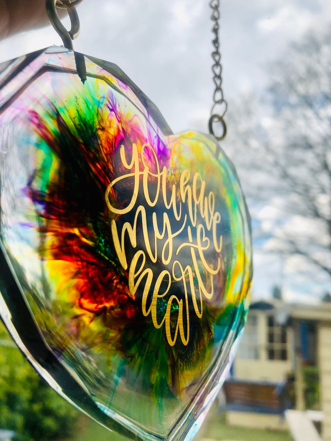 Wall hanging Resin wall hanging Colourful wall hanging Etsy