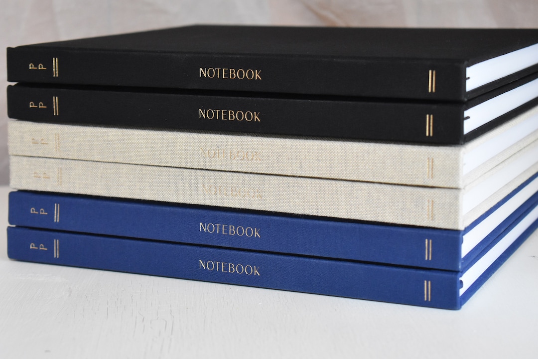 Linen Fabric Cover Notebook , Journal, Diary, Hardcover, Non ...
