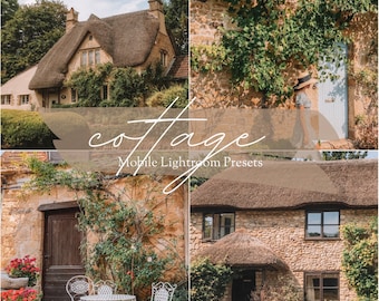 3 Mobile Lightroom Presets Country Cottage - Instagram Presets, Lightroom Mobile Presets, Cottagecore