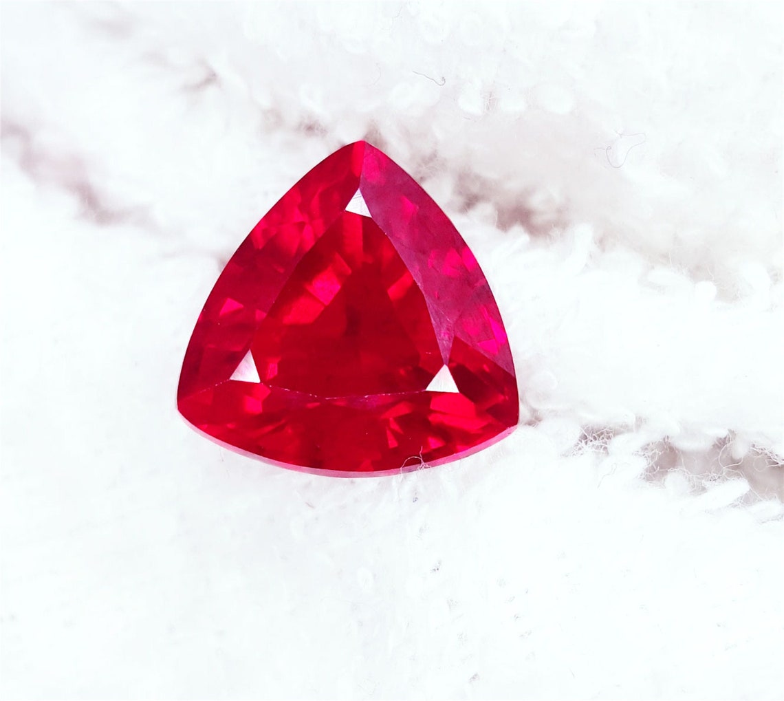 9.12 Ct Loose Gemstone Natural Birthstone Red Ruby Used in Etsy