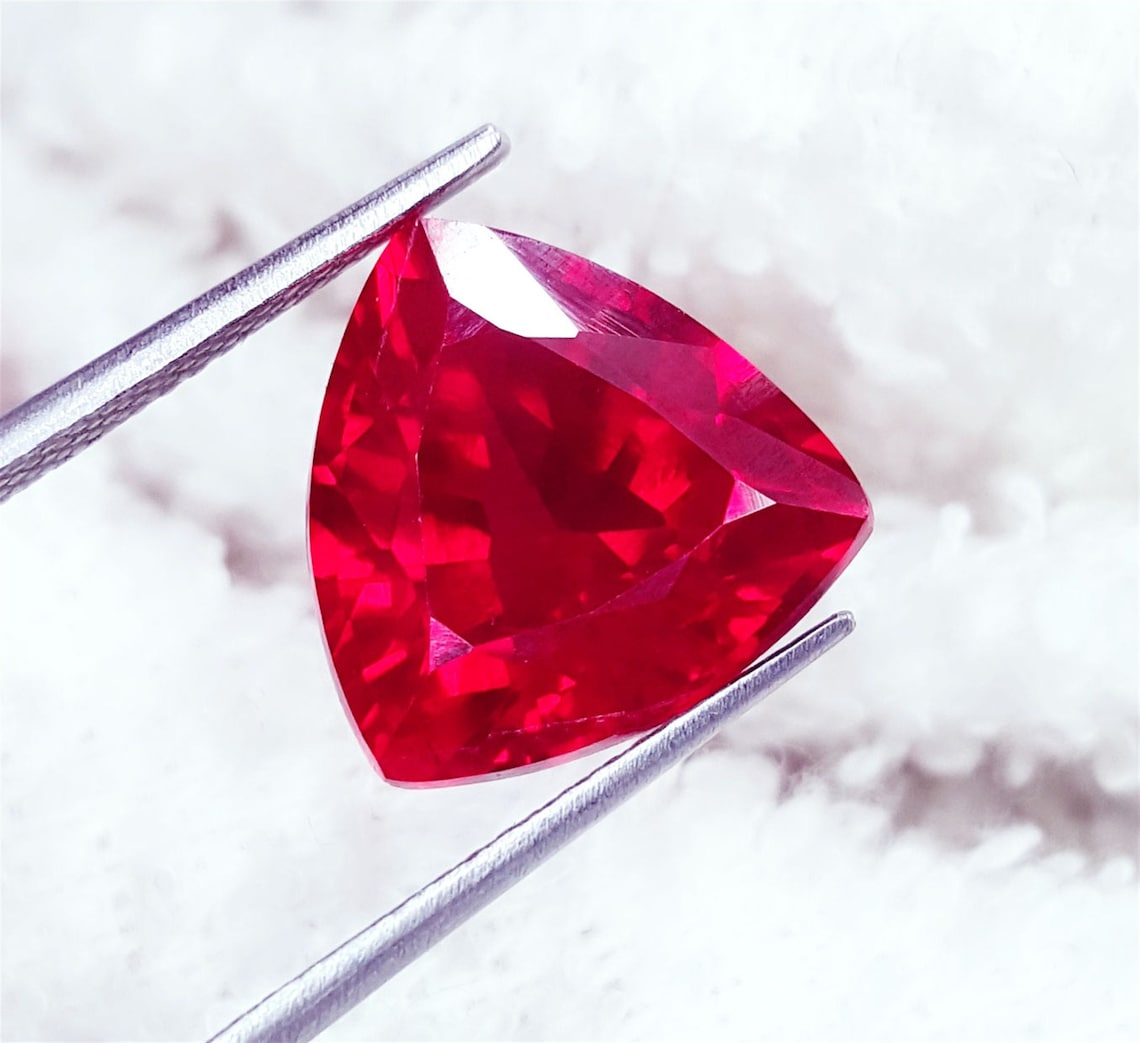 9.12 Ct Loose Gemstone Natural Birthstone Red Ruby Used in Etsy