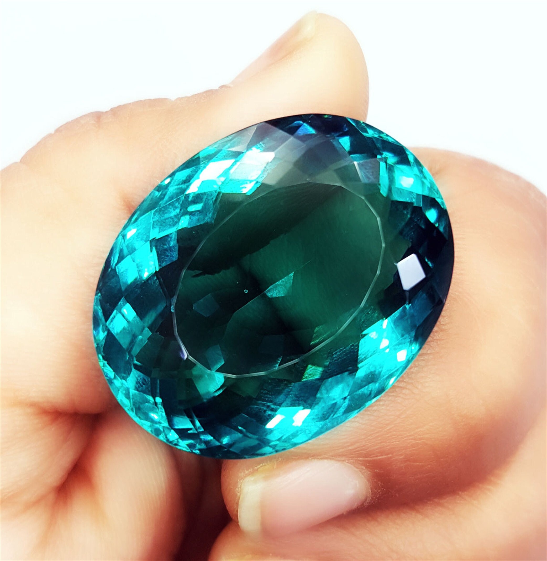 Loose Gemstone Oval Shape Certified Tourmaline 55 To Etsy