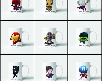 Custom Avengers Mug Custom Marvel Ceramic Mug