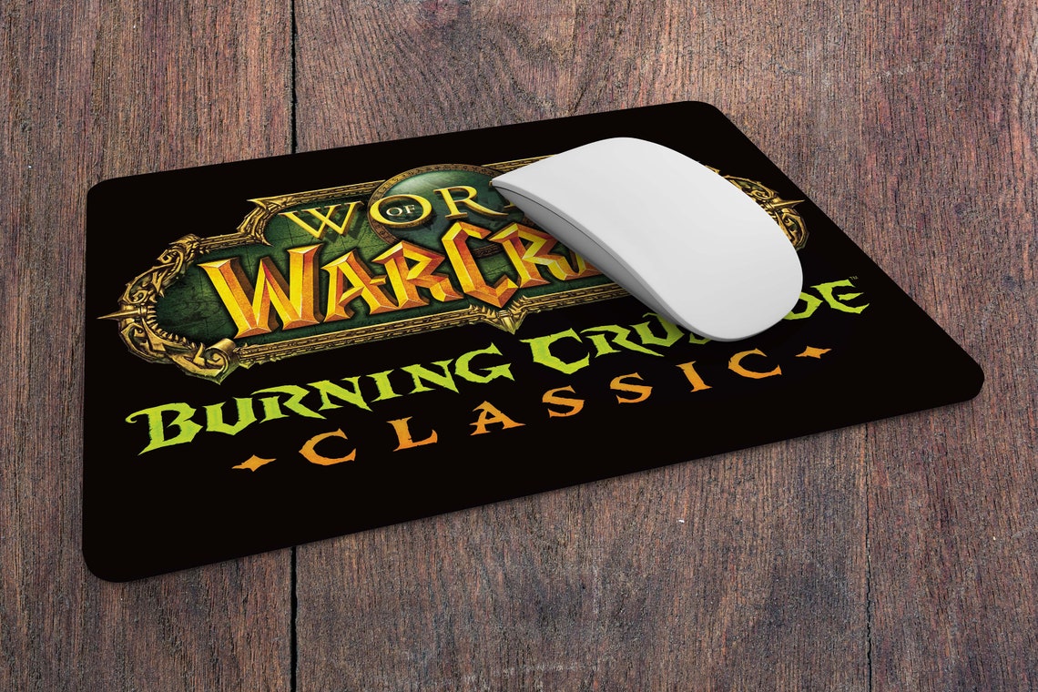 Rectangular mouse pad World of warcraft TBC Classic WoW The Etsy