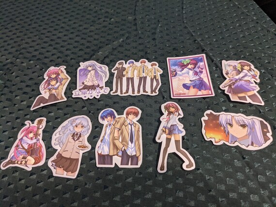 Angel Beats Mystery Pack 10 Stickers Etsy