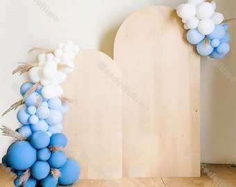 87pcs Doubled Matte Light Blue Deep Blue Balloons Garland Birthday Party Decoration Blue Matte White Balloon Arch Baby Shower Wedding Decor