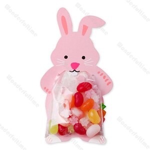 10 stks Vrolijk Pasen Koekjeskaart Zak Custom Paascadeau Feestartikelen Woondecoratie Pasen Traktatie Verpakking Zak Babyshower Kinderen Snoep Kaarttas