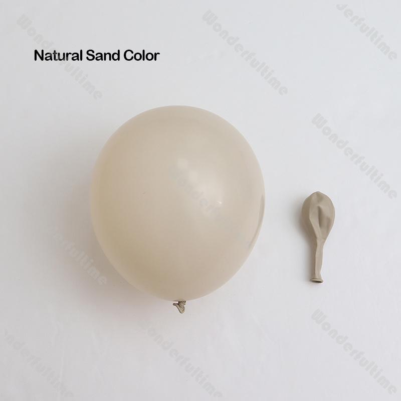 158pc Happy Birthday Balloon Garland Arch Kit Natural Sand White Gold ...