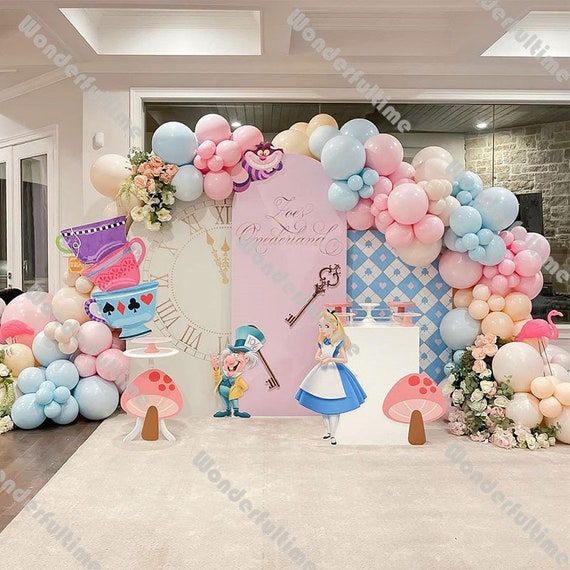  Alice in Wonderland Party Decoration Balloon Garland