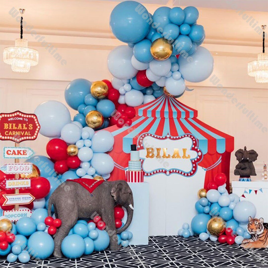 191pcs Circus Balloon Garland Gender Reveal Decoration Matte Etsy